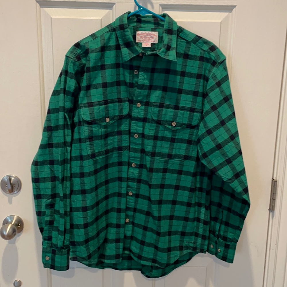Filson heavy flannel shirt